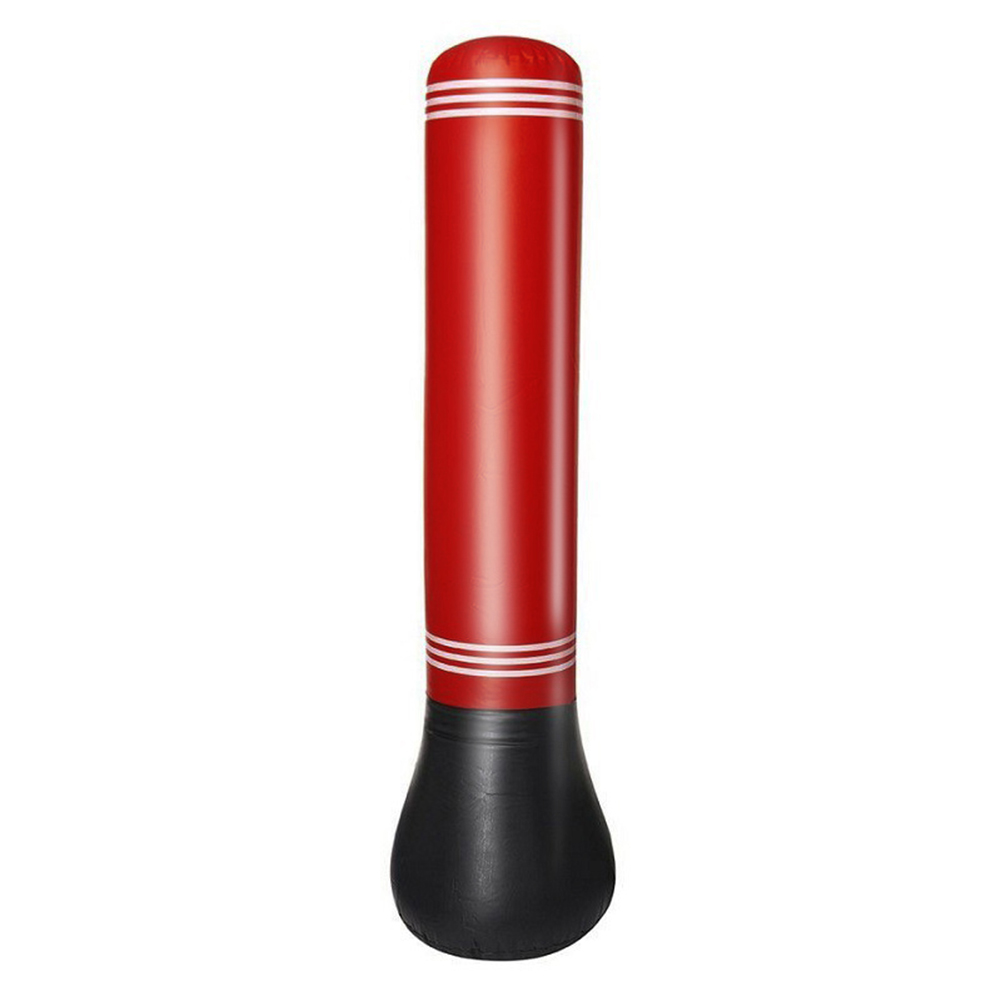 Vaso inflable Unisex para chico, saco de boxeo, saco de arena para niños, gimnasio en casa, Fitness, boxeo, entrenamiento, juguete para aliviar el estrés: 160cm Red