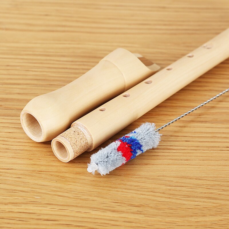 Wooden Recorder Soprano Baroque 8 Hole C Key Clarinet Vertical Flute Dizi Wood Musical Instruments