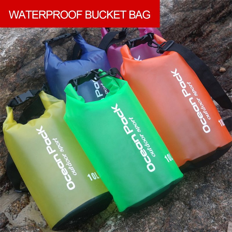 Na świeżym powietrzu 5L 10L 15L 20L worek wodoszczelny Dry Bag opakowanie worek basen Rafting kajak rzeki kajakarstwa Trekking pływający żeglarstwo wodoodporna