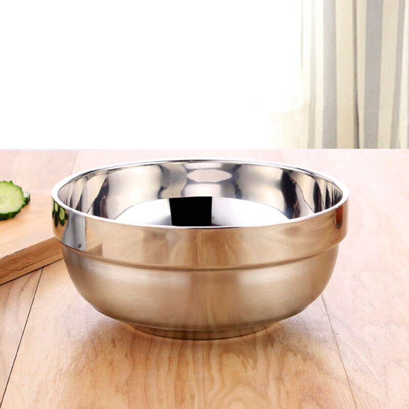 Dubbele Muur Roestvrij Staal Mengen Bowls Isolatie Kom Voor Studenten Hoogwaardige Servies