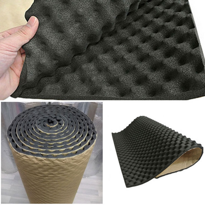 100 x 50cm auton äänenvaimennin matto äänenvaimennin melun eristys akustinen vaimennusvaahto subwoofer matto autos tarvikkeet
