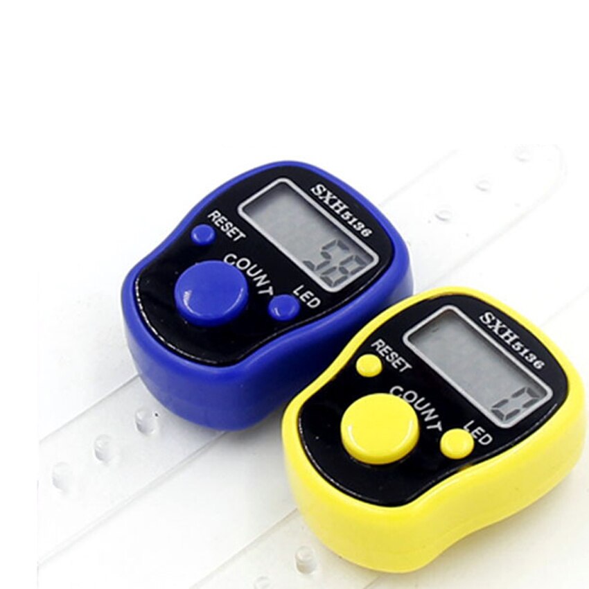 Mini Digit LCD Electronic Digital Golf Finger Hand Ring Tally Row Counter For Kitchen Cooking Tool Timer Reminder Digital Tally