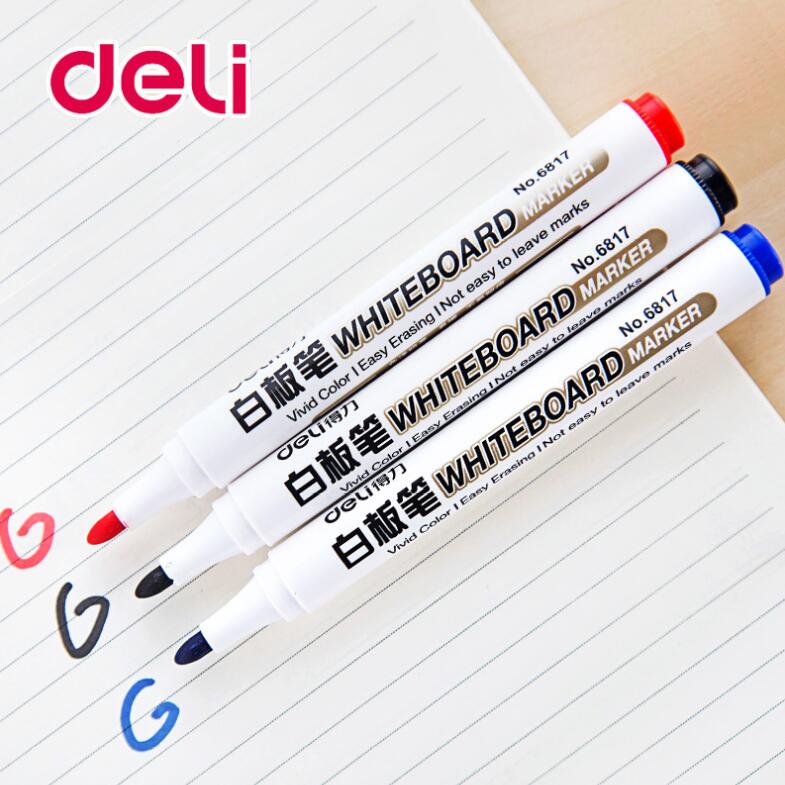 Kantoorbenodigdheden Uitwisbare White Board Pen waterbasis Magnetische Whiteboard Marker 3 Kleuren Kid's Tekentafel Pen