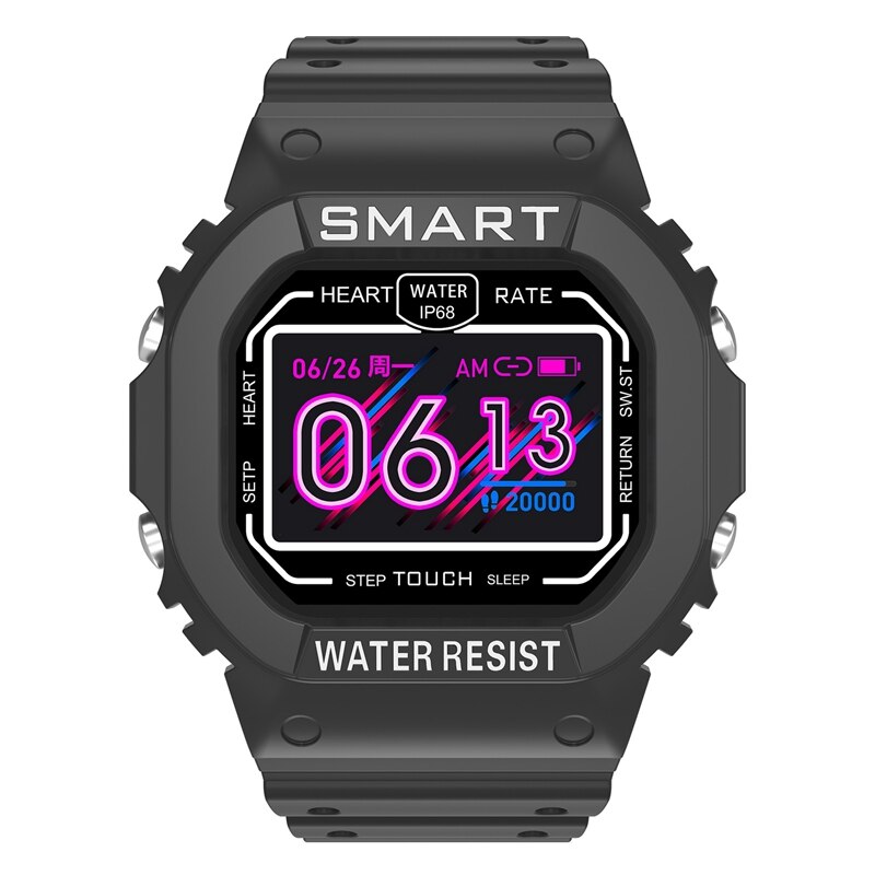 K16 smartwatch 1.14 inch  ip68 sport smartwatch voor android ios
