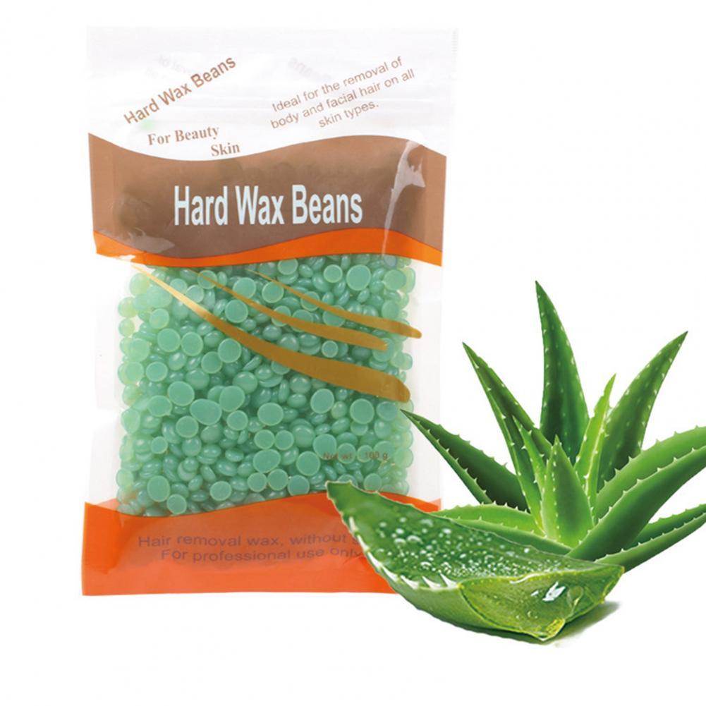 Haricots de cire à effet rapide, 100 g/paquet, sans papier, pour éliminer les poils, herbes, Film dépilatoire unisexe: 5