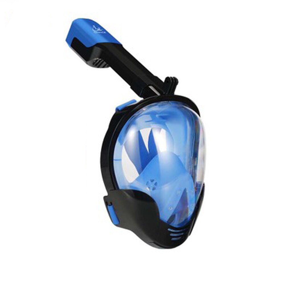 Full Face Snorkeling Mask Set Diving Underwater Swimming masks Training Scuba Mergulho Snorkel Diving Mask For Gopro Camera: Blue 2 / L/XL