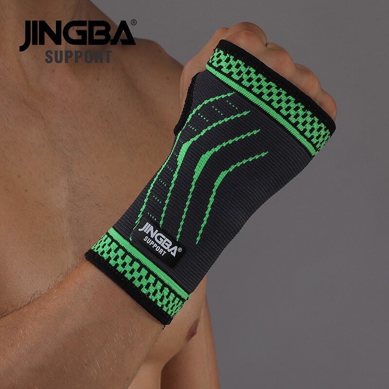 JINGBA UNTERSTÜTZUNG 1Stck Sport Schutz Getriebe Boxen Hand wickelt Hand Band Bandage unterstützung + Gewichtheben Verband Armbinde Unterstützung