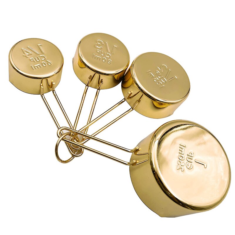 Stainless Steel Measuring Spoons Cup Set Baking Milk Coffee Spoon Flour Liquid Measuring Tool Cooking Kitchen Accessories Gadget