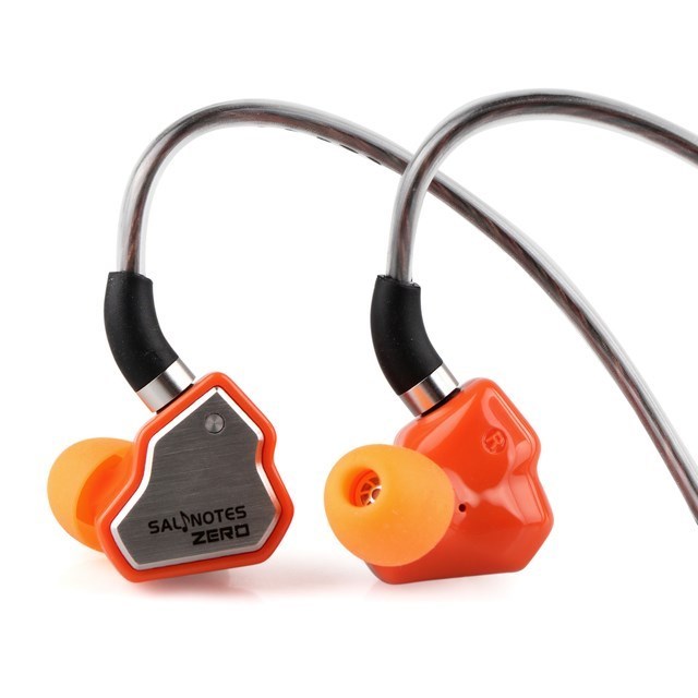 7 Hz Salnotes Zero HiFi 10 mm dynamiczny sterownik douszne słuchawki douszne IEM metalowa membrana kompozytowa magnes N52: Khaki