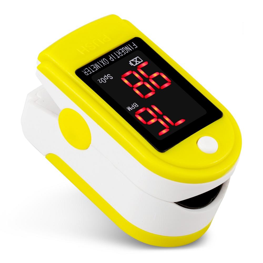 In Stocks Finger Pulse Oximeter Blood Oxygen Saturation meter Fingertip Pulsoximeter SPO2, PR, PI Monitor Oximetro dedo Oximeter: C