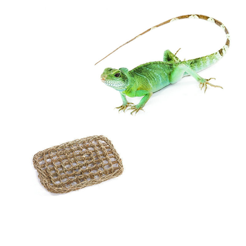 Reptil plattform hängmatta ödla solstol hängmattor geckos hängande nät tank dekor: E