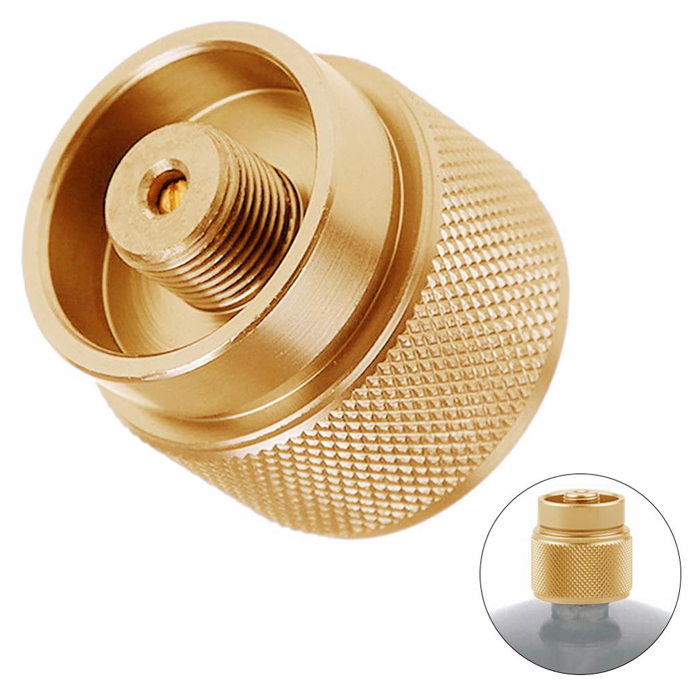 1LB Outdoor Gasfornuis Camping Kachel Propaan Refill Kleine Gas Tank Adapter Camping Propaan Input Lindal Output Kachel Adapter