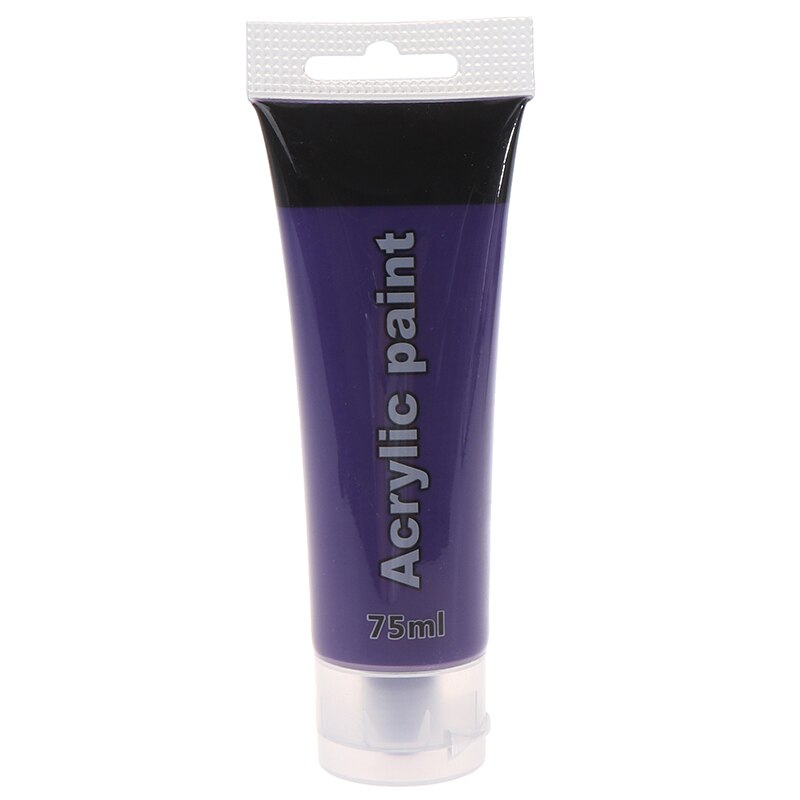 Arts 75ml acrylique tuyau mur peinture tissu peinture pour vêtements Textile ongle Fiber Pigment acrylique peintures grand Art fournitures artisanat: PP