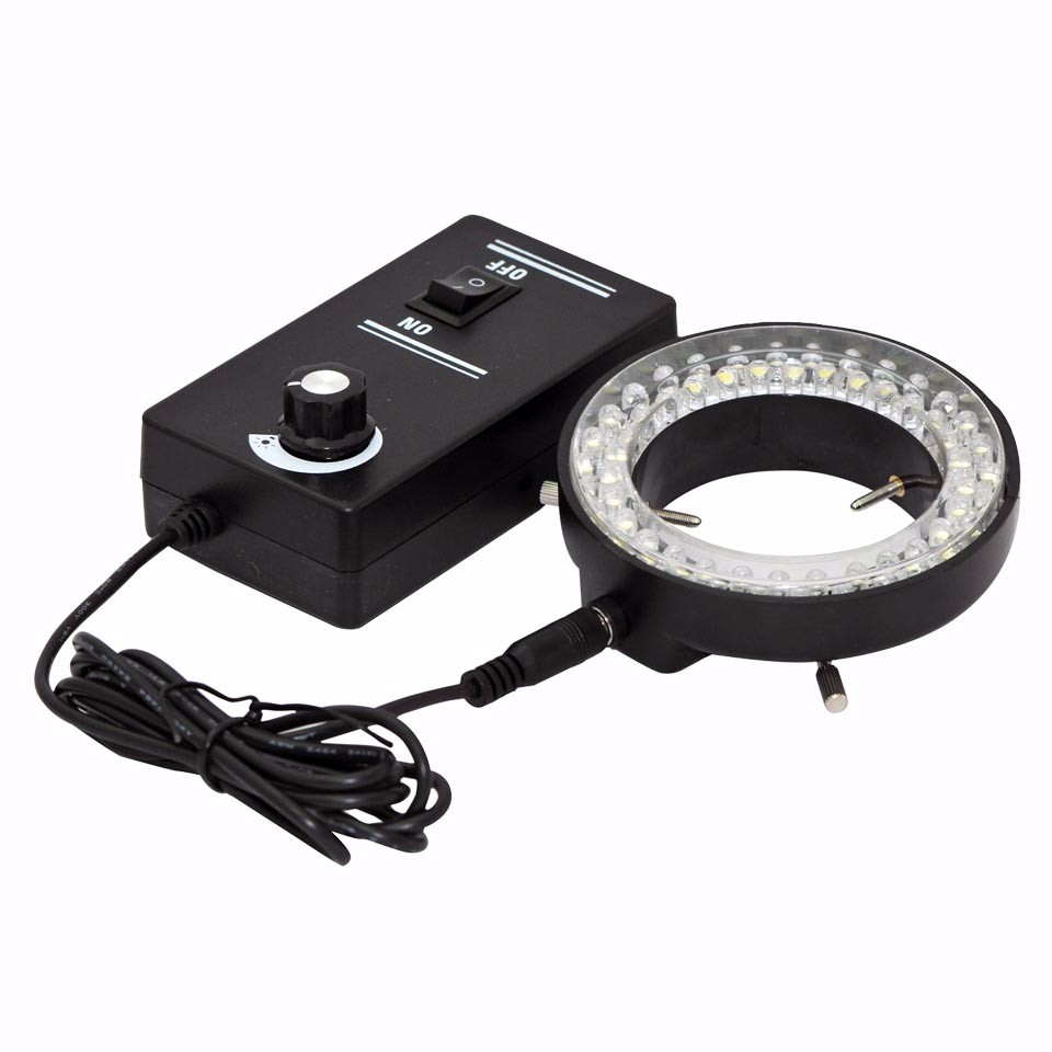 600LM Adjustable Microscope LED Ring Light Stereo Illuminator Lamp For Industry Microscope Camera Magnifier 100V-240V AC Light: 1457