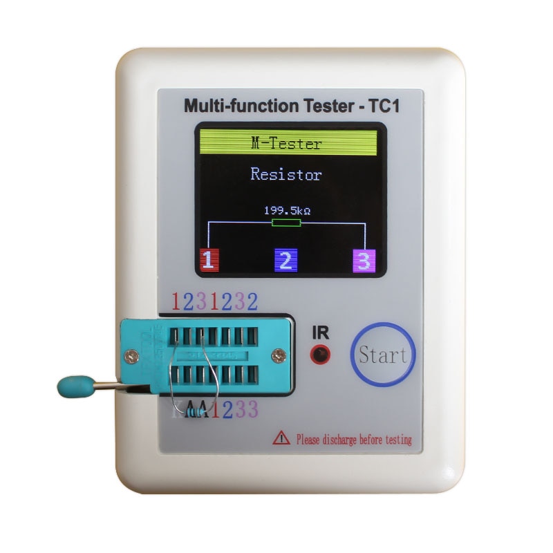 Transistor Tester TFT Diode Triode Capacitance Meter LCR ESR NPN PNP MOSFET LCR-TC1 3.5inch TFT transistor tester
