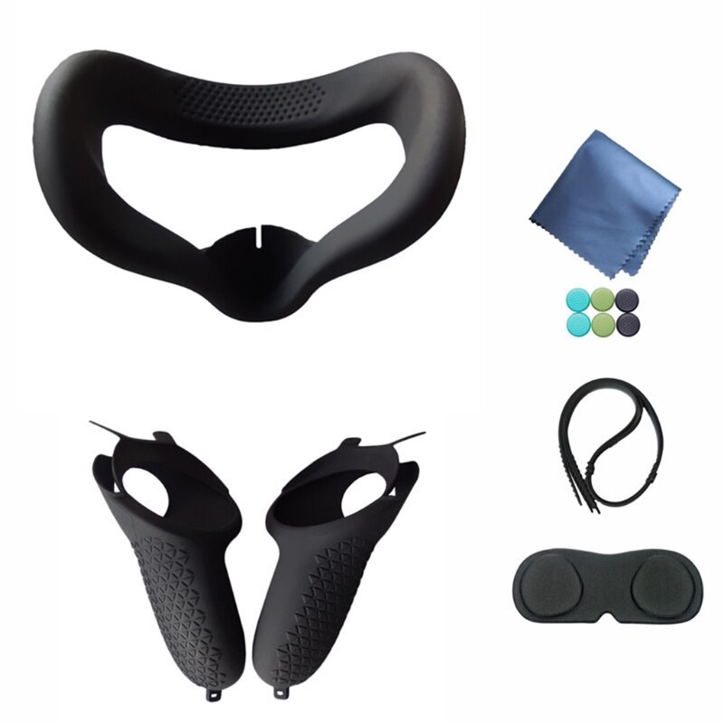 Anti-Slip Schokbestendige Shell Vr Lens Beschermhoes Siliconen Case Handvat Case Voor-Oculus Quest 2 Controller