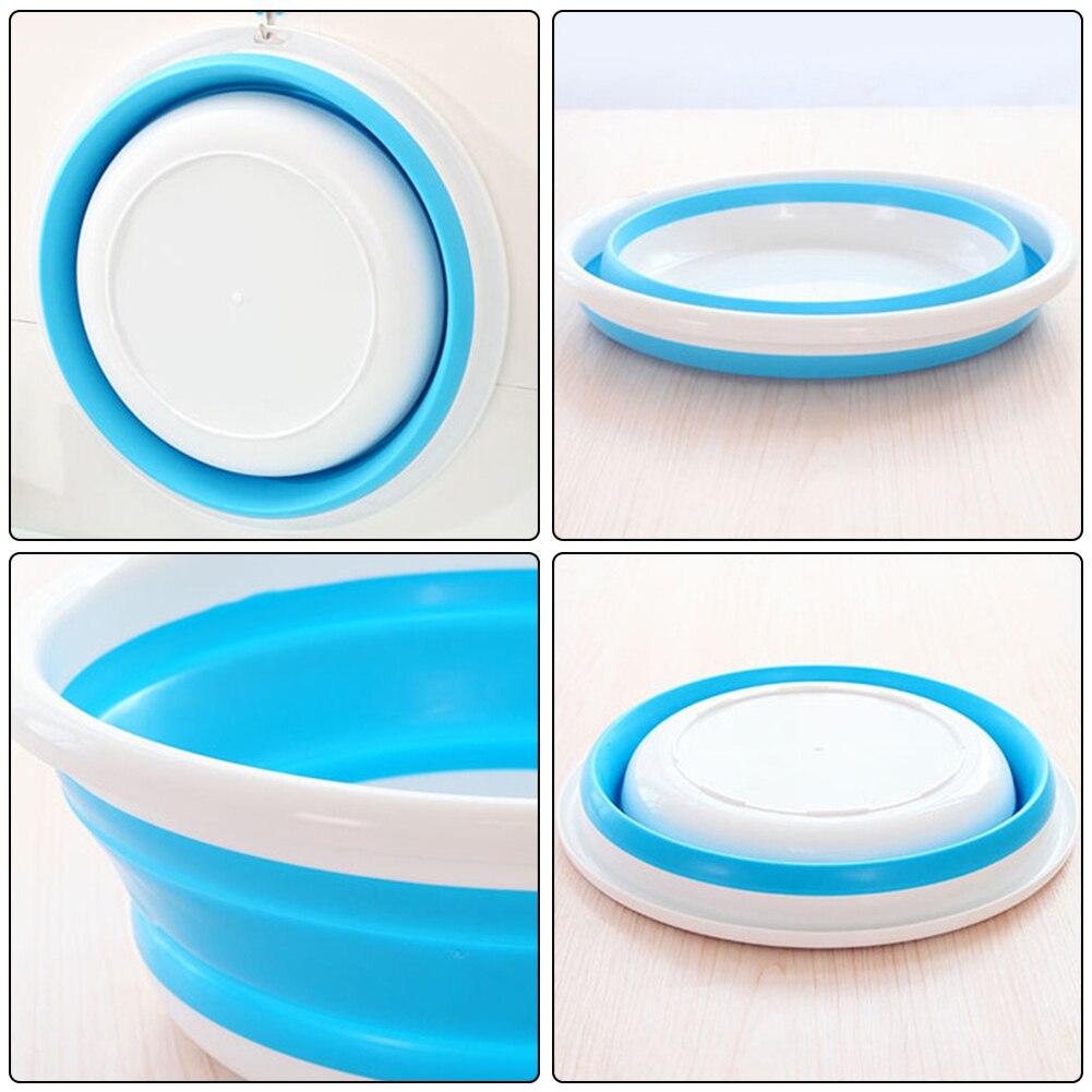 Mini Folding Water Container Bucket Sink Wash Basin Tourism Outdoor Folding Bucket Outdoor Camping Hiking Tools