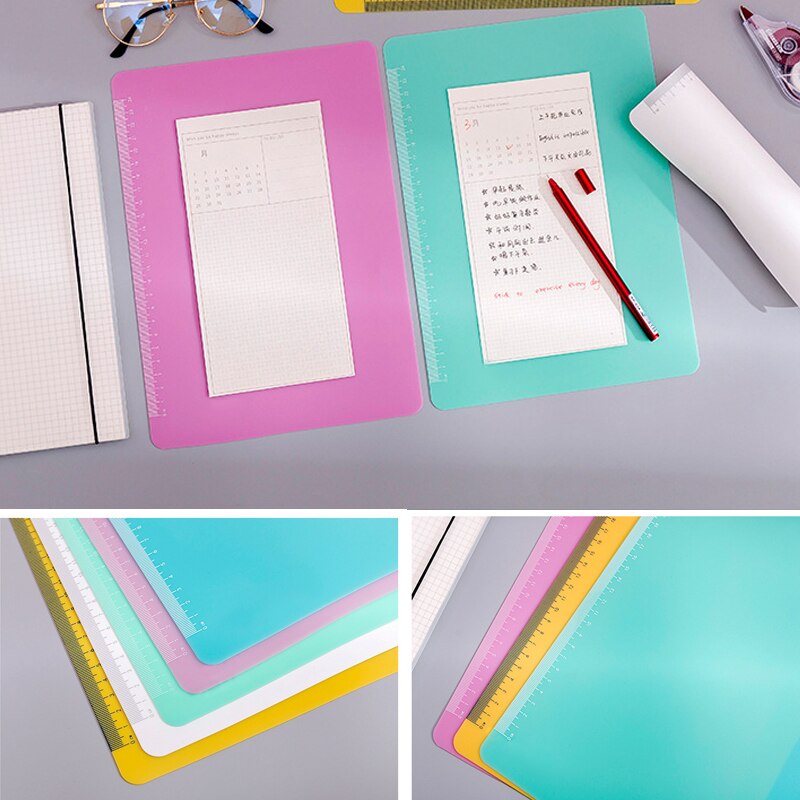 Soporte de papel Flexible colorido para escribir, herramienta antideslizante para tablero de dibujo de pintura para estudiantes de oficina SP99