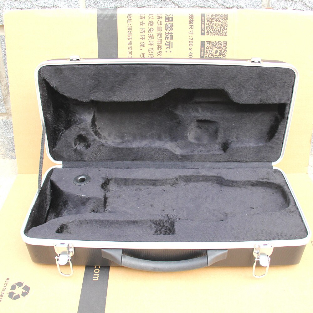 Trumpet Hard Case Box With Comfortable Handle Lock Accs Black trumpet parts 1pcs