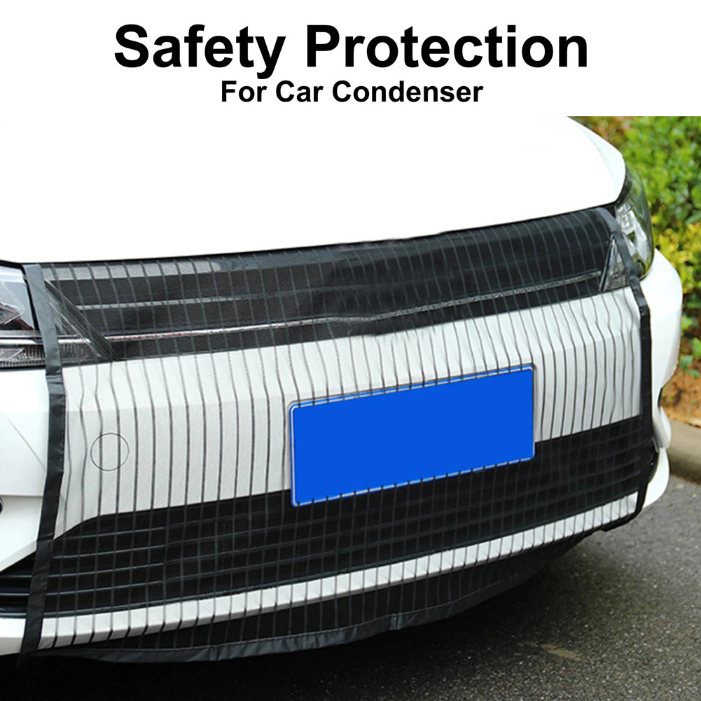 Anti Insect Mug Afweermiddel Water Tank Hoge Dichtheid Modderige Weg Opvouwbare Universele Zachte Auto Condensor Bescherming Netto