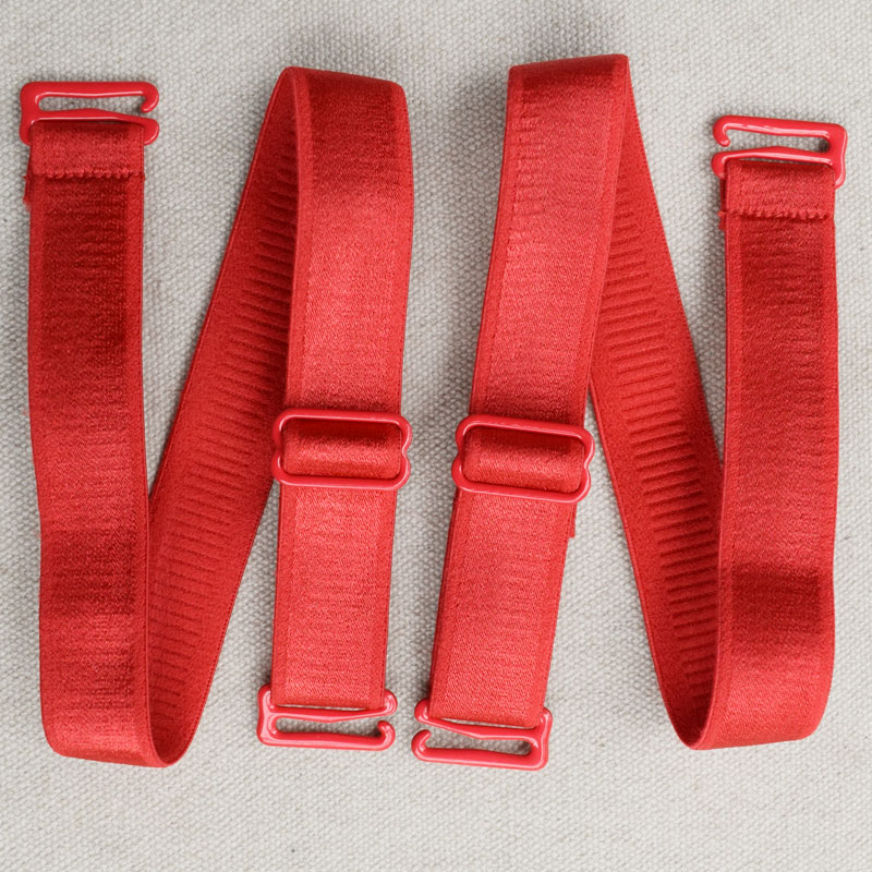 Correas de sujetador de hombro de repuesto, 15mm, 18mm de ancho, elástico, ajustable, extraíble, multicolor, accesorios de correa para sujetador de mujer, lencería: Caqui