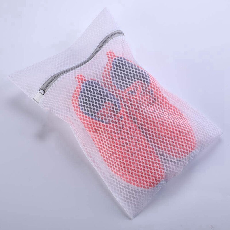 Sac à linge en maille robuste, 5 pièces, filet en tissu, sac de lavage Durable et réutilisable, sac de rangement de voyage
