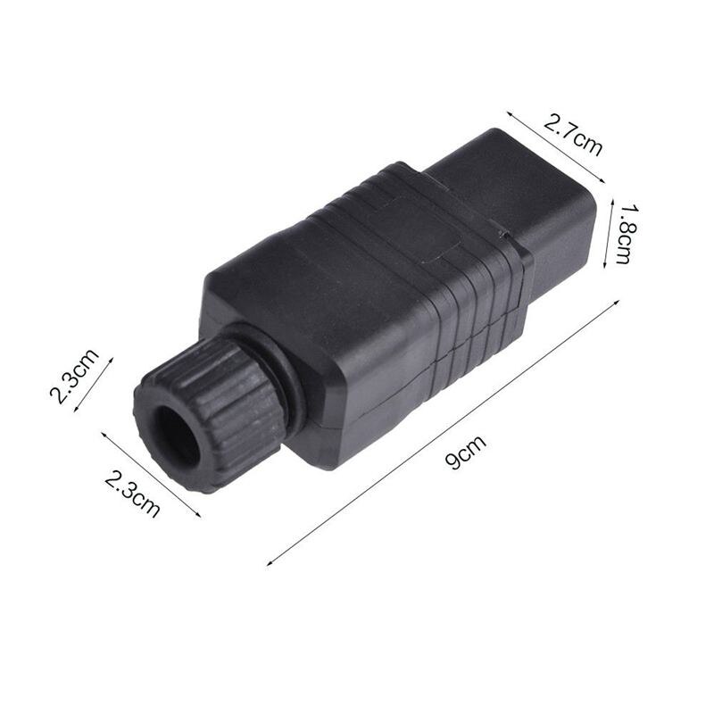 IEC 320 C19 Female AC Socket, EN 60320 C19 16A 250V 20A/125V AC Power Connector,IEC C19 Rewirable DIY Socket,C19 Screw Lock AC