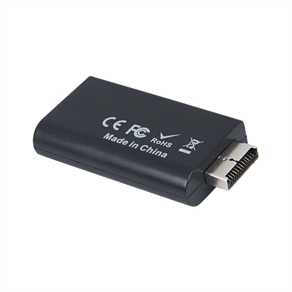 Mini for PS2 to HDMI Video Converter Adapter with 3.5mm Audio Output for HDTV PC Support Plug And Play