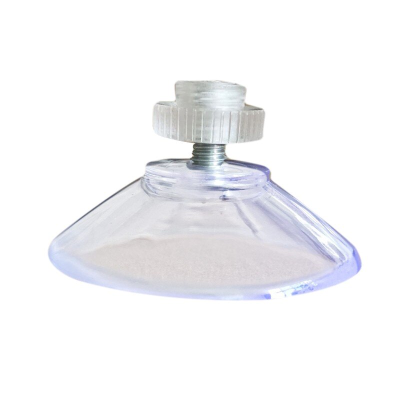 Ventosas con rosca M4 de 40mm con tuerca moleteada, gancho de almacenamiento de tornillo de copa de succión transparente para cocina y baño, herramientas para el hogar, 4 Uds.