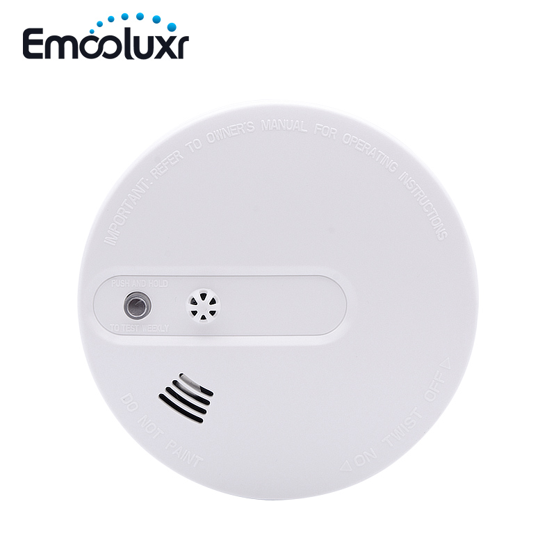 Wireless Smoke Heat Sensor Fire Alarm Detector for 433MHz Wireless Burglar Alarm System or Standalone Smoke Temperature Sensor