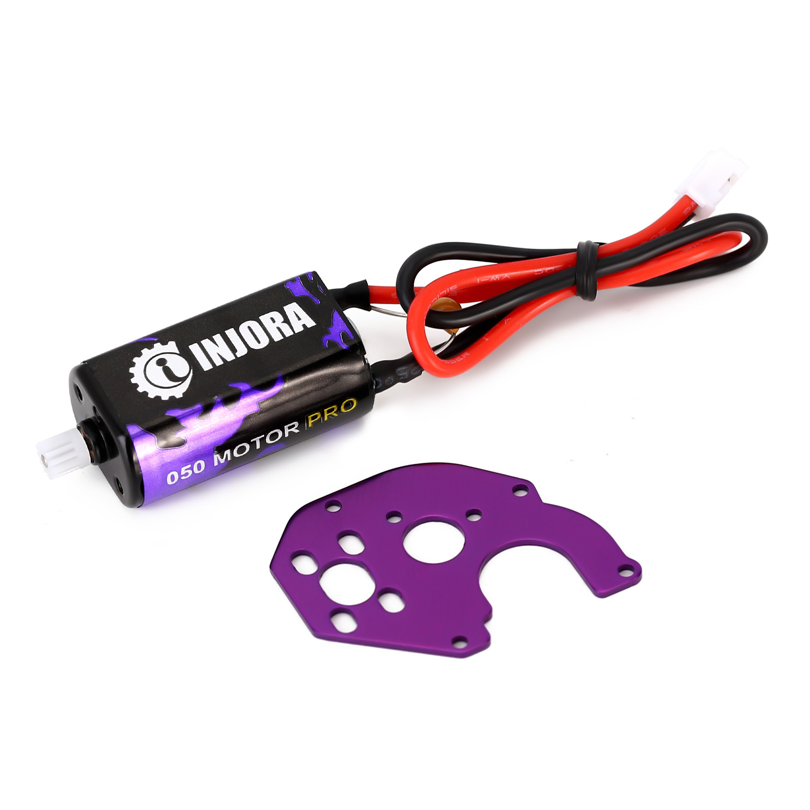 INJORA 030 050 silnik szczotkowy 50T 66T 88T aktualizacja dla 1:24 gąsienica RC Axial SCX24 AXI90081 AXI00002 AXI00004 Gladiator Bronco