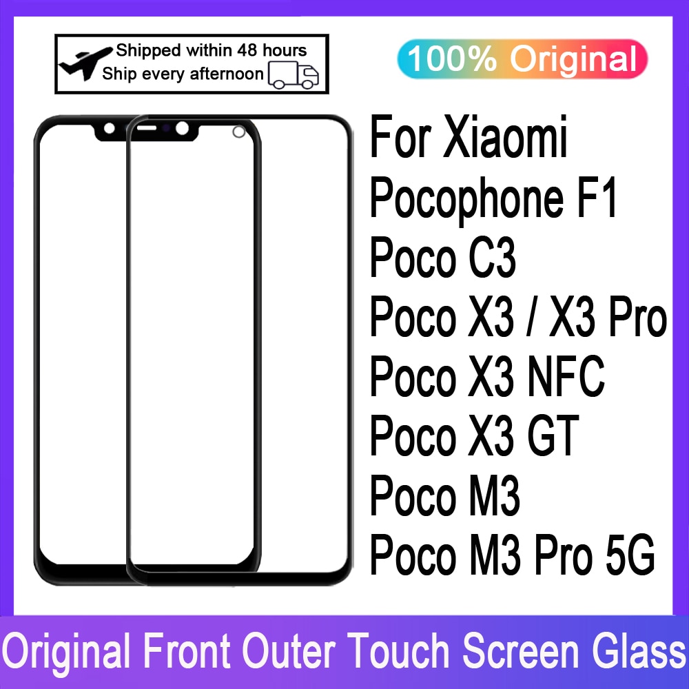 Lcd Touch Panel Voor Glas Voor Xiaomi Pocophone F1 Poco X3 Nfc X3 Gt M3 Pro C3 Touch Screen glas Vervanging