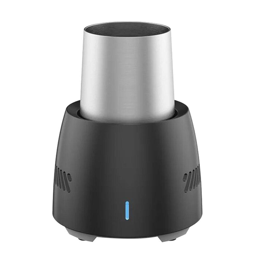 Summer Portable Fast Cooling Cup Electronic Refrigeration Cooler For Beer Wine Beverage cooling cup cold drink bar tool: Black US Plug
