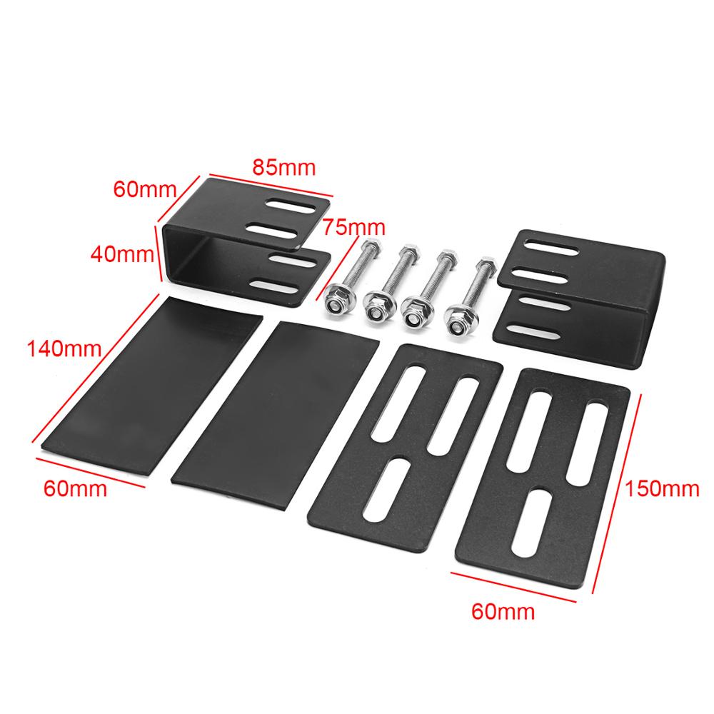 ECAHAYAKU 1 pair Car Luggage Mounting Bracket Vehicle Spotlight Strip Light Stand Roof Bag Rack For SUV Off Road Vehicle Durable