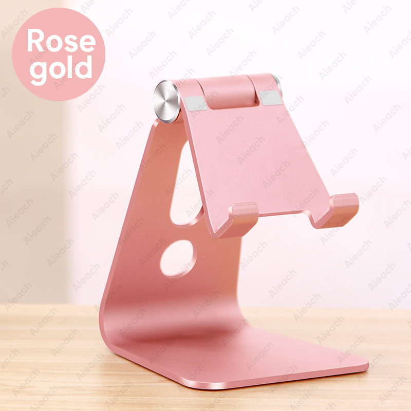 VUUV Desktop Holder Tablet Stand For ipad 9.7 10.2 10.5 11 inch Rotation Aluminium Tablet Stand secure For Samsung Xiaomi: Pink