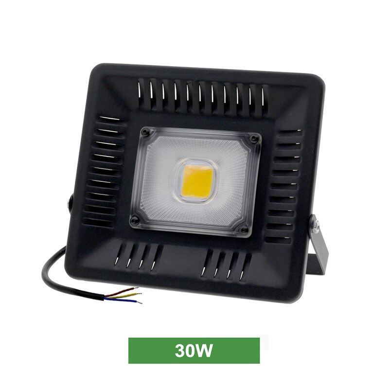 LED Landscape Light 30W 50W 100W 150W 220V COB Floodlight Outdoor Wall Spotlight Waterproof Flood Light For Park Street Lighting: 30W / White Light