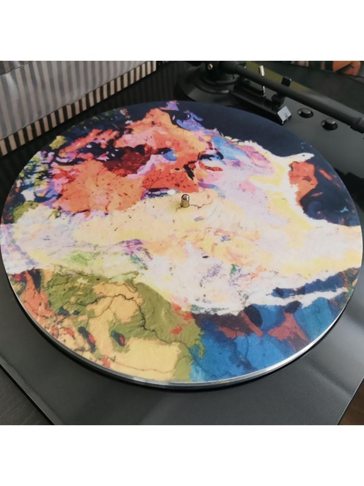 Kork Gummi Plattenspieler Teller matt Slipmat 3mm Filz Teller Anti-Statische Anti-Vibration Für 12 zoll LP Vinyl Rekord