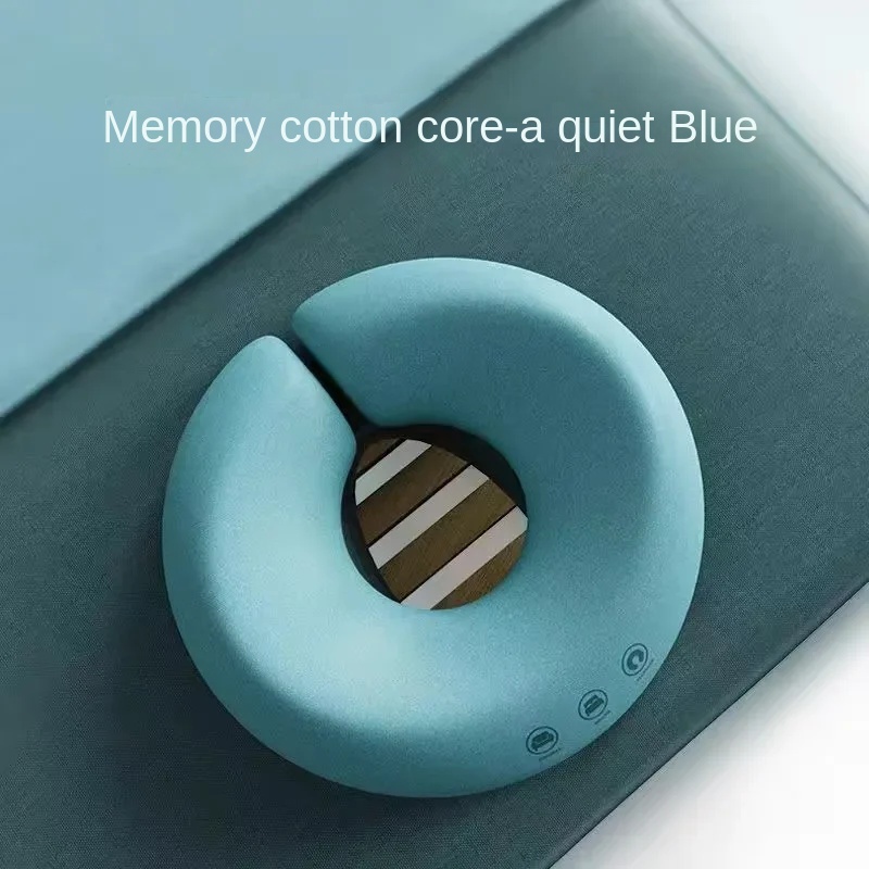 Beauty Salon Lying Pillow Beauty Bed Special Cushion Massage Bed U-Shaped Pillow Lying Pillow Memory Foam Facial Face Cushion: green