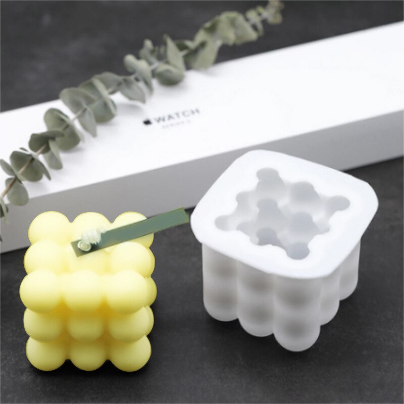 Stampo per candele 3D stampo in silicone fai-da-te stampi per sapone in cera fatti a mano
