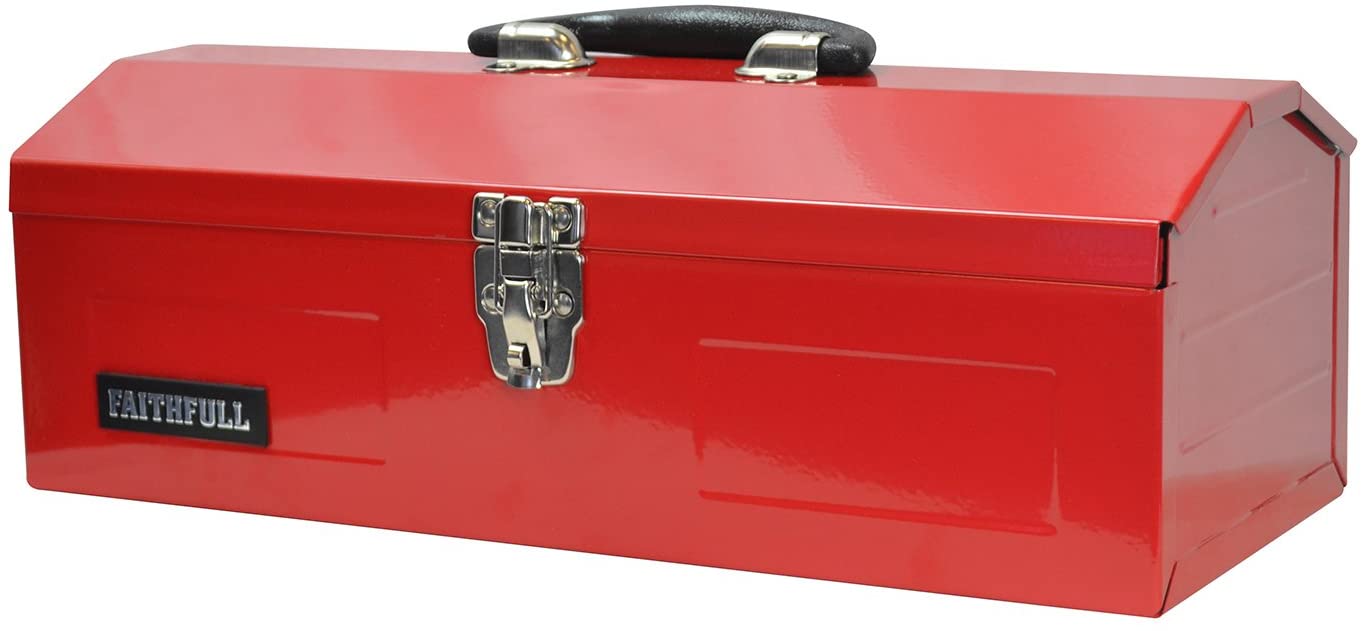 Metal Barn Tool Box 484 mm Protective Waterproof Shockproof Toolbox Sealed Tool Case Impact Resistant Suitcase With Sponge