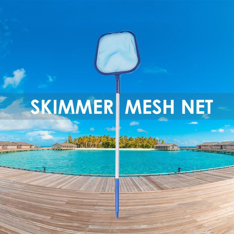 Blad Skimmer Mesh Netto Professionele Cleaner Zwembad Vijver Bad Schoonmaken Toolsl met Verstelbare 1.5m Telescopische Stang