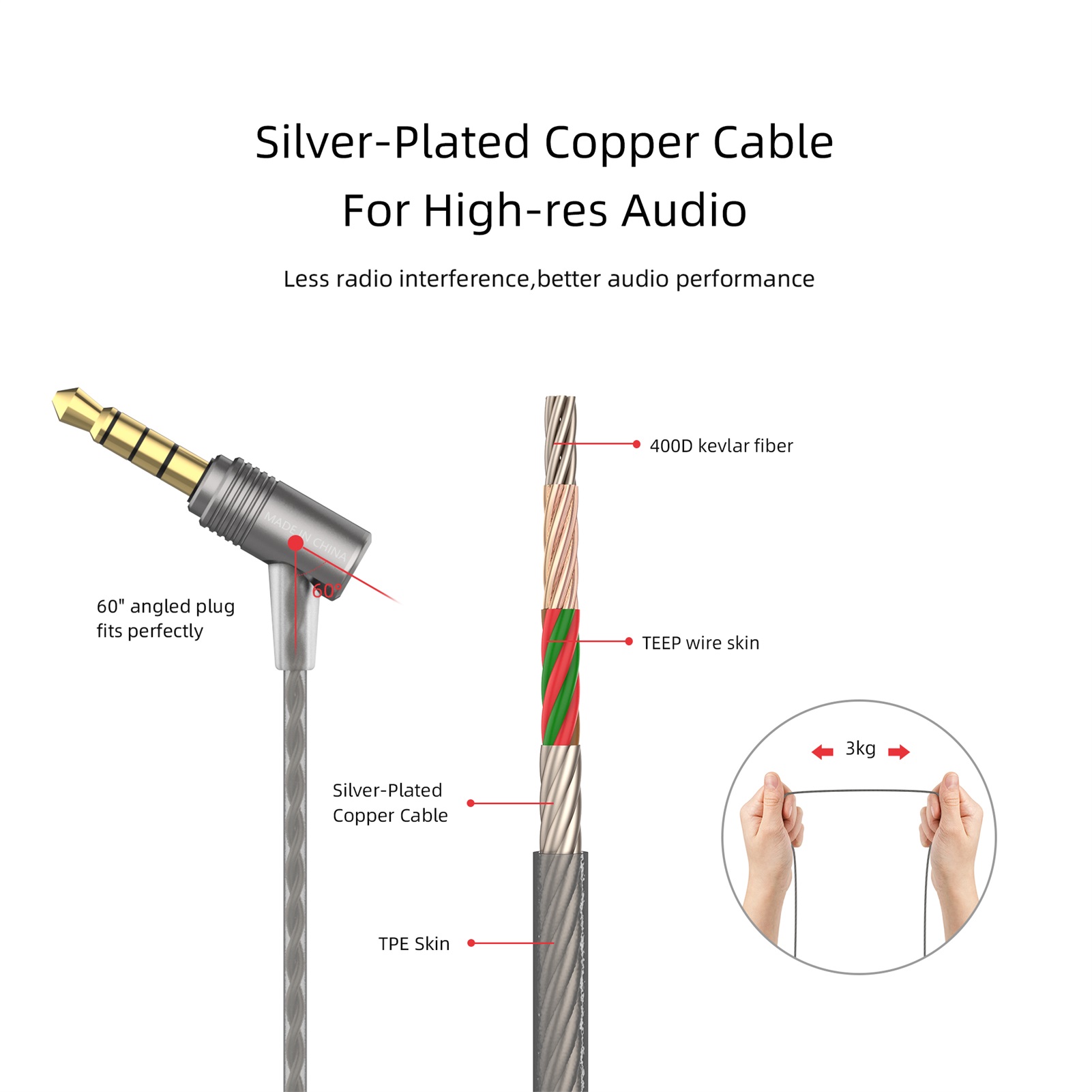 Original soundmagic  e11c 3.5mm in-ear-hörlurar med mikrofon, djup bas, musik, sport, headset, hifi, stereo, brusisolering