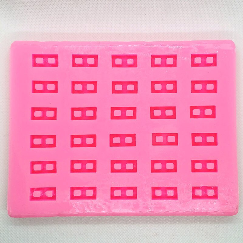 Miniature Building Stone Molds Handmade Mini Cement mold DIY Mini brick silicone mold Build a house Plaster Mold: Default Title