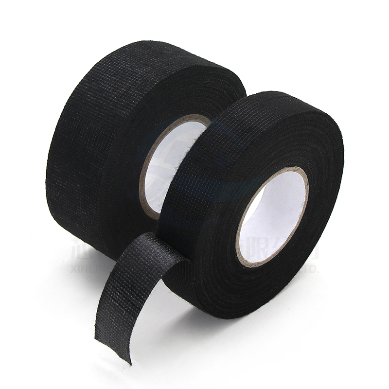 Hitzebeständiges, selbstklebendes Stoff-Stoffband, 9–50 mm, für Kfz-Kabelband, Kabelbaum, Kabelbaum, elektrische Wärmebänder