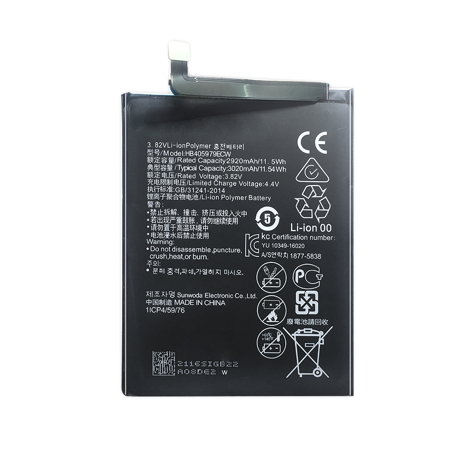 3020Mah HB405979ECW Batterij Voor Huawei Honor 6A 8A DLI-AL10 DLI-AL10B DLI-TL20 DLI-L22 JAT-LX3 LX1 L41 L29 AL00 + Tracking nummer