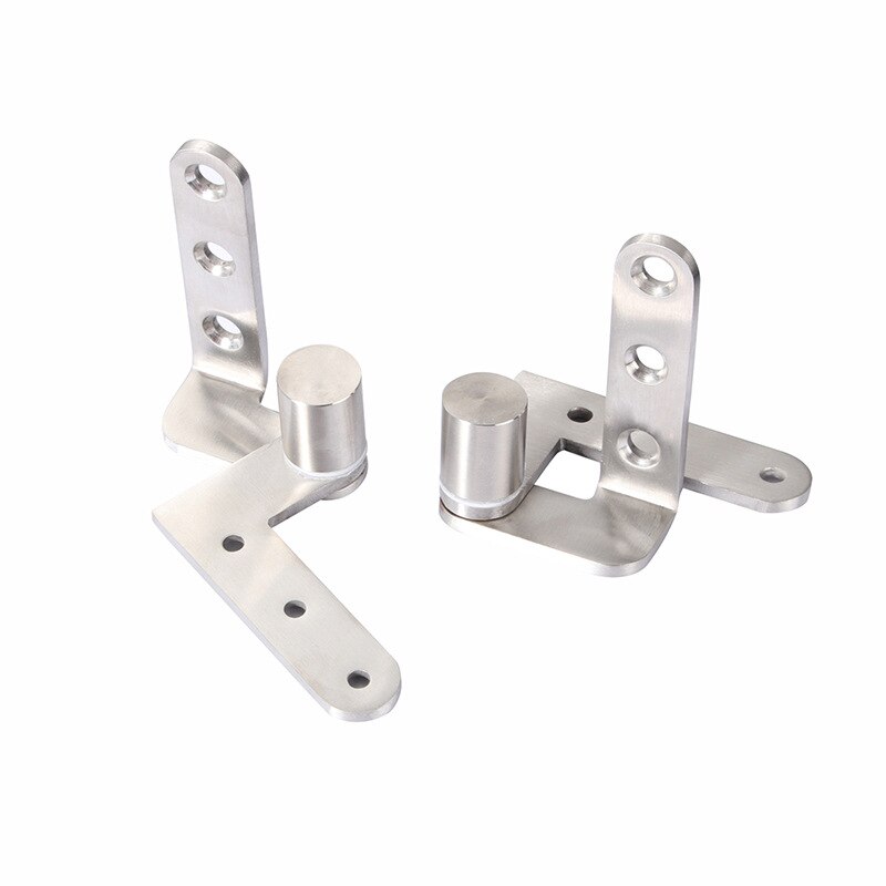 Stainless Steel Rotation Door Hinges Page Hidden Heavy Duty Pivot Hinge Doors Catches Latch Adjustable Up Down Hinge Furniture