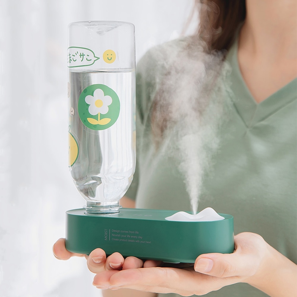 Mini bærbar trådløs luftfugter genopladelig 2000 mah batteri ultralyd cool tåge vand diffusor humidificador usb fogger