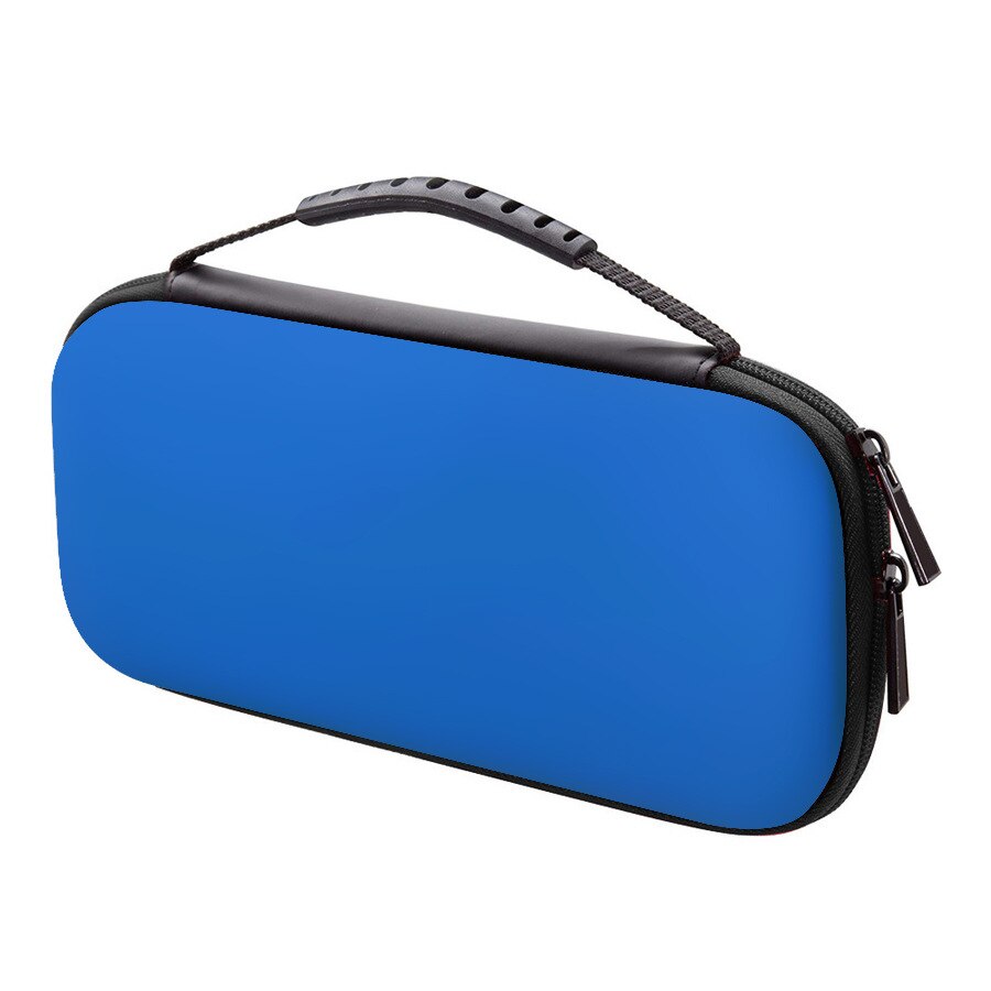 Tragbare, stoßfeste hartschalentasche für die nintendo switch lite spielkonsole – schutzhülle und aufbewahrungstasche: Dunkelblau