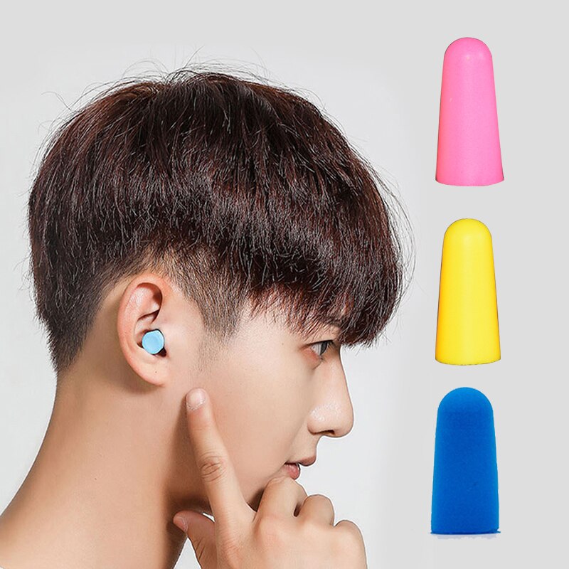 Earplugs Noise Reduction Sleep Foam Plug Canceling Music Anti Reusable For Snoring Earplug Sound Insulation Sleeping Ear Plugs