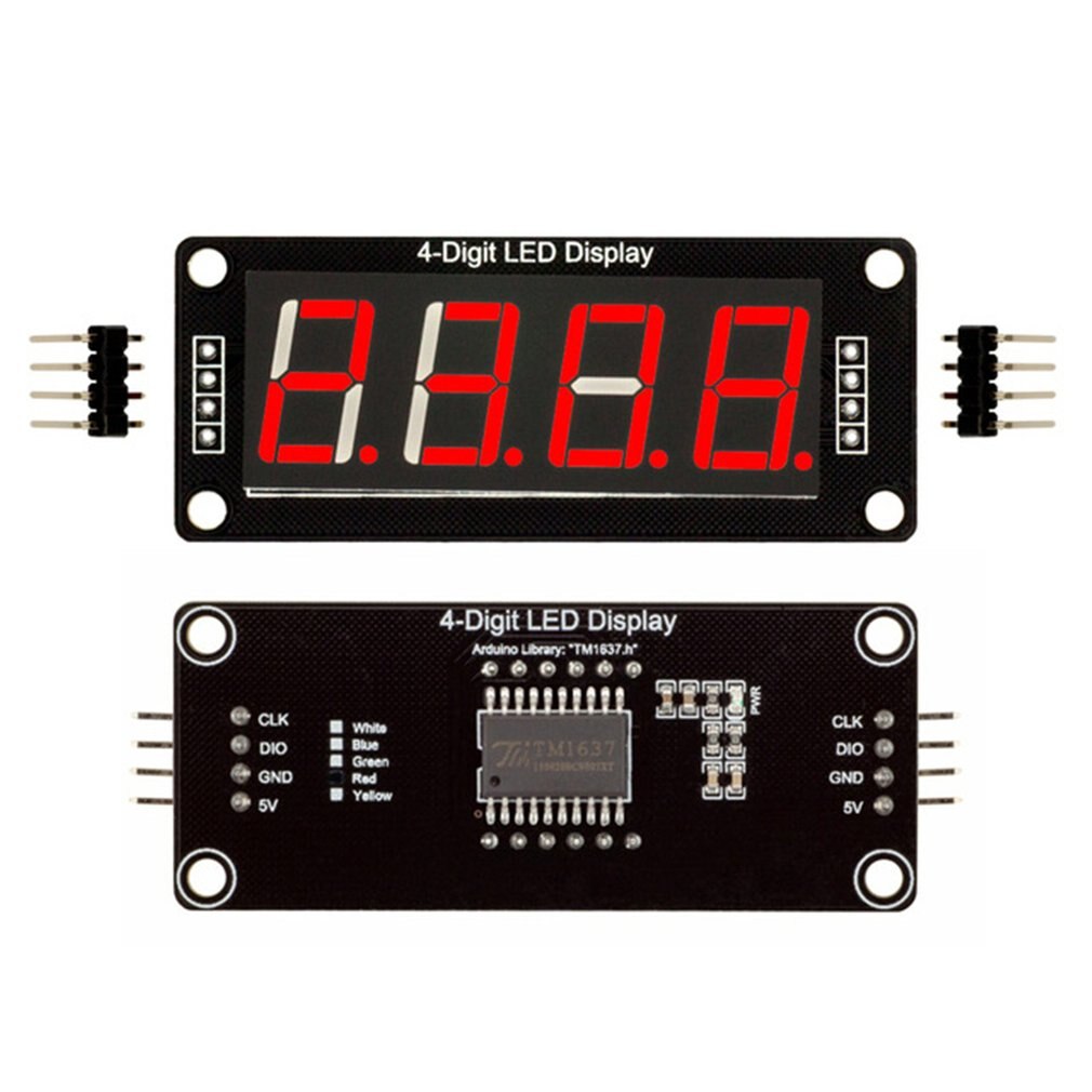 0.56''Inch TM1637 4Bit Digital LED 7Segment Clock Tube Display For Arduino: Bundle 4